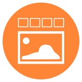 Photos & Slideshows Icon