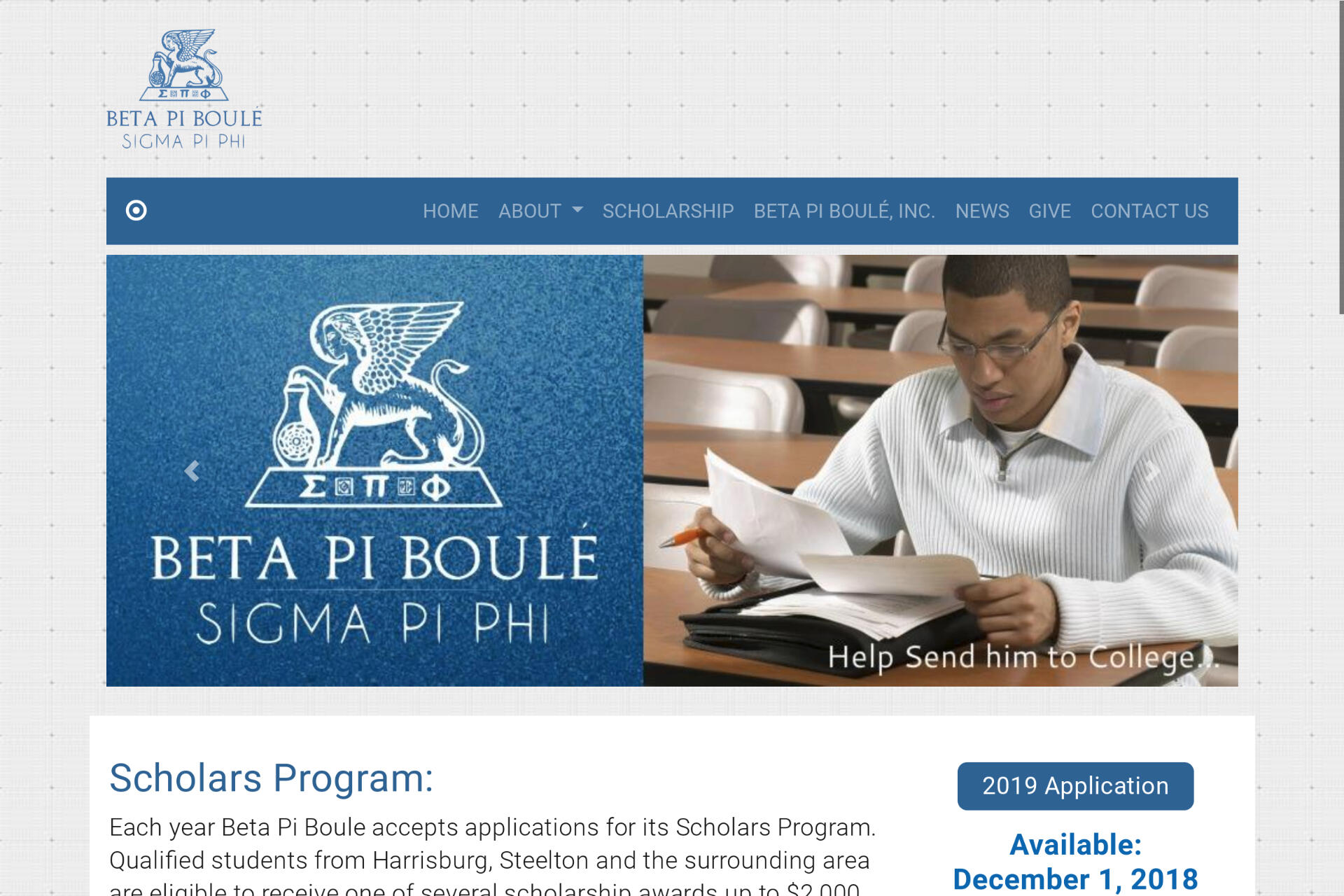 Beta Pi Boulé - Organization